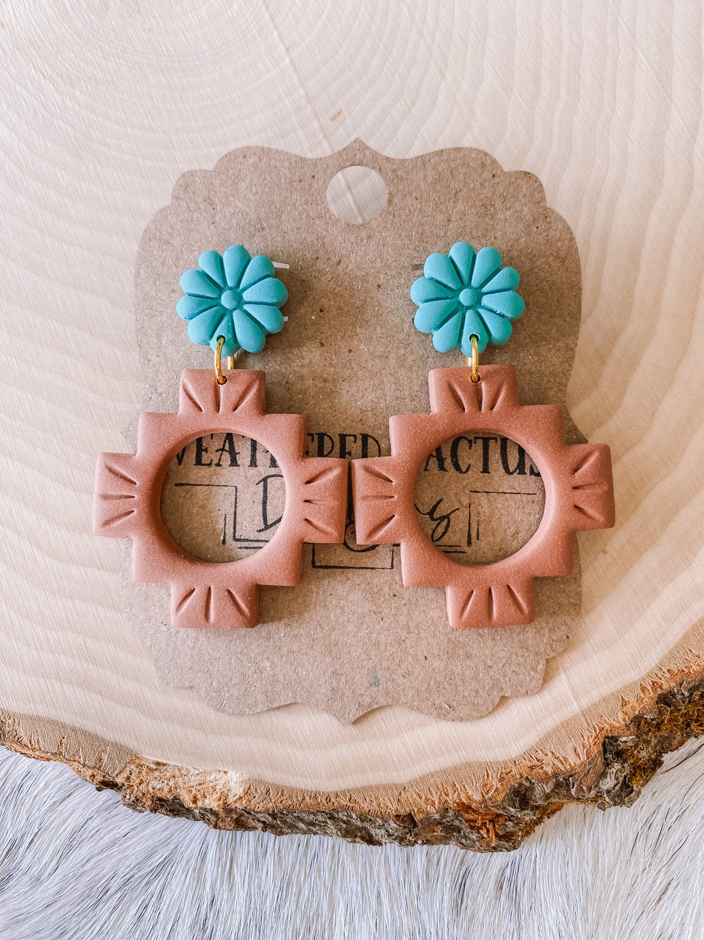 Turquoise Aztec Drops