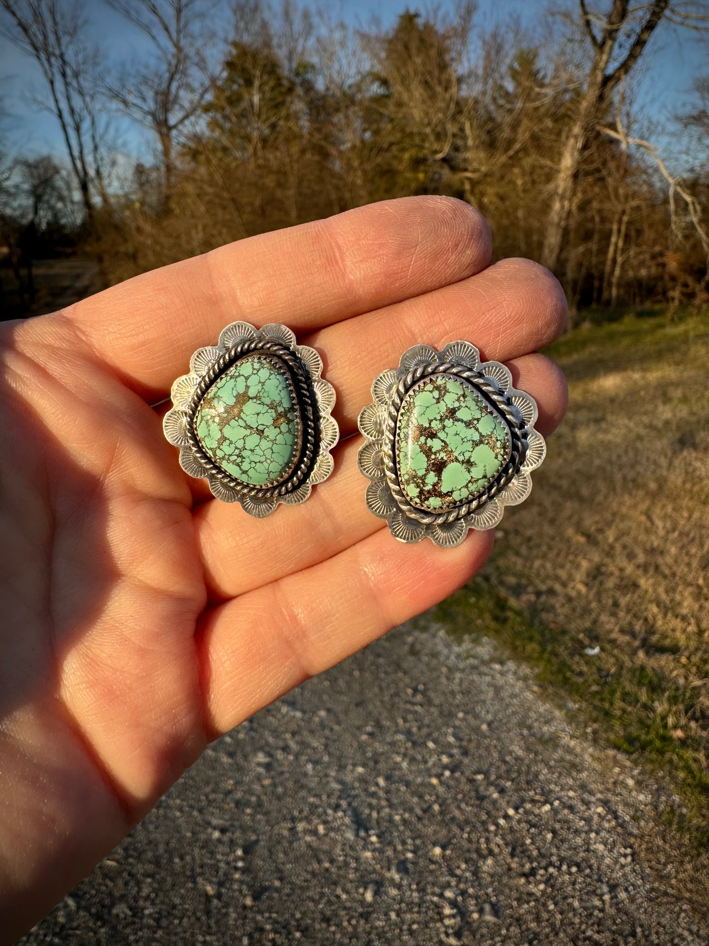 Western Floral Earrings