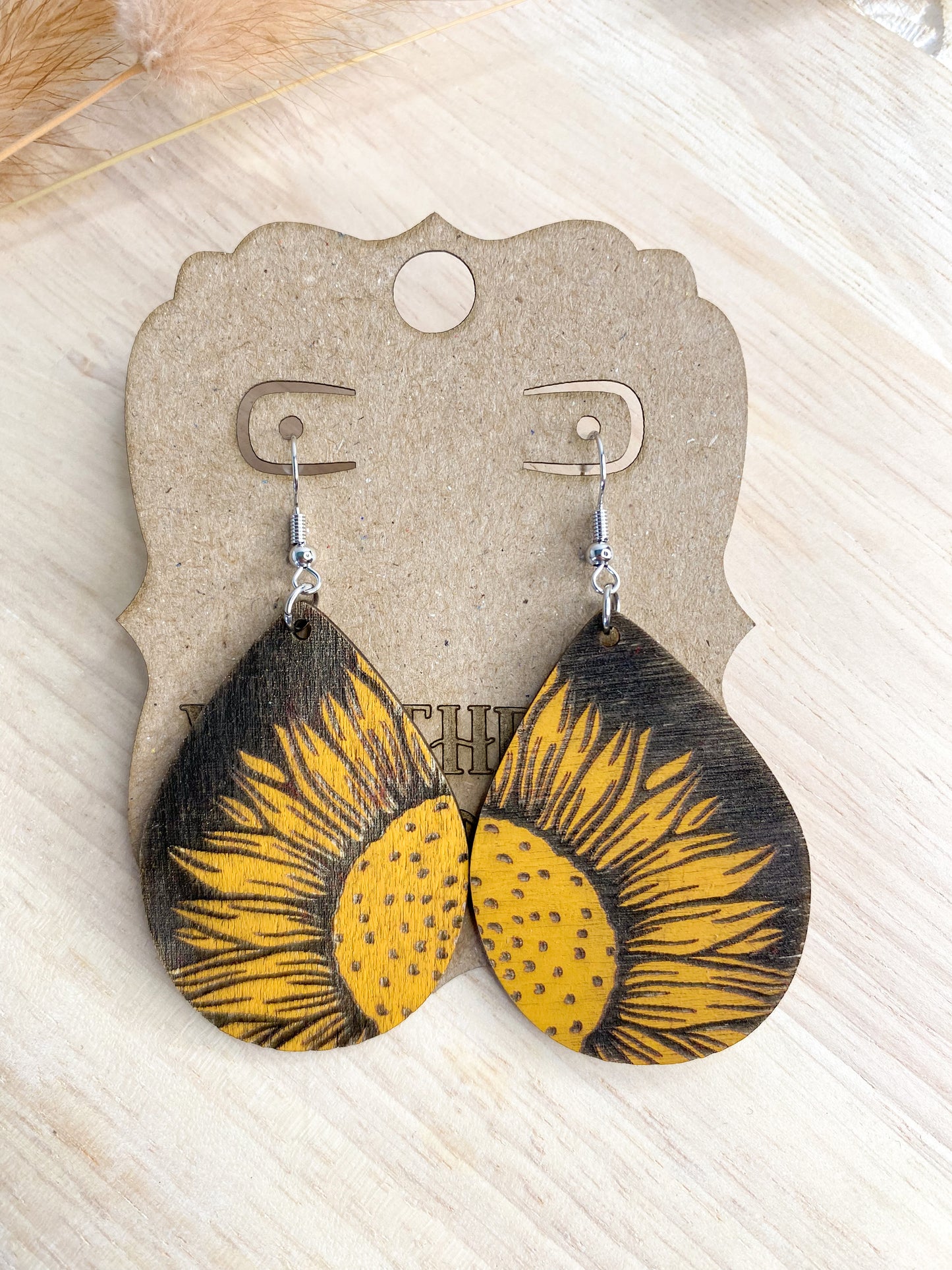 Wooden Sunflowers