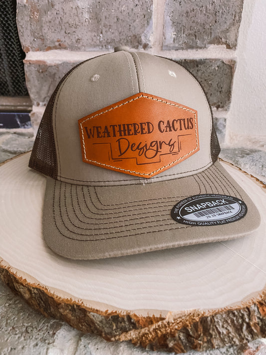 Weathered Cactus Designs Brand Cap
