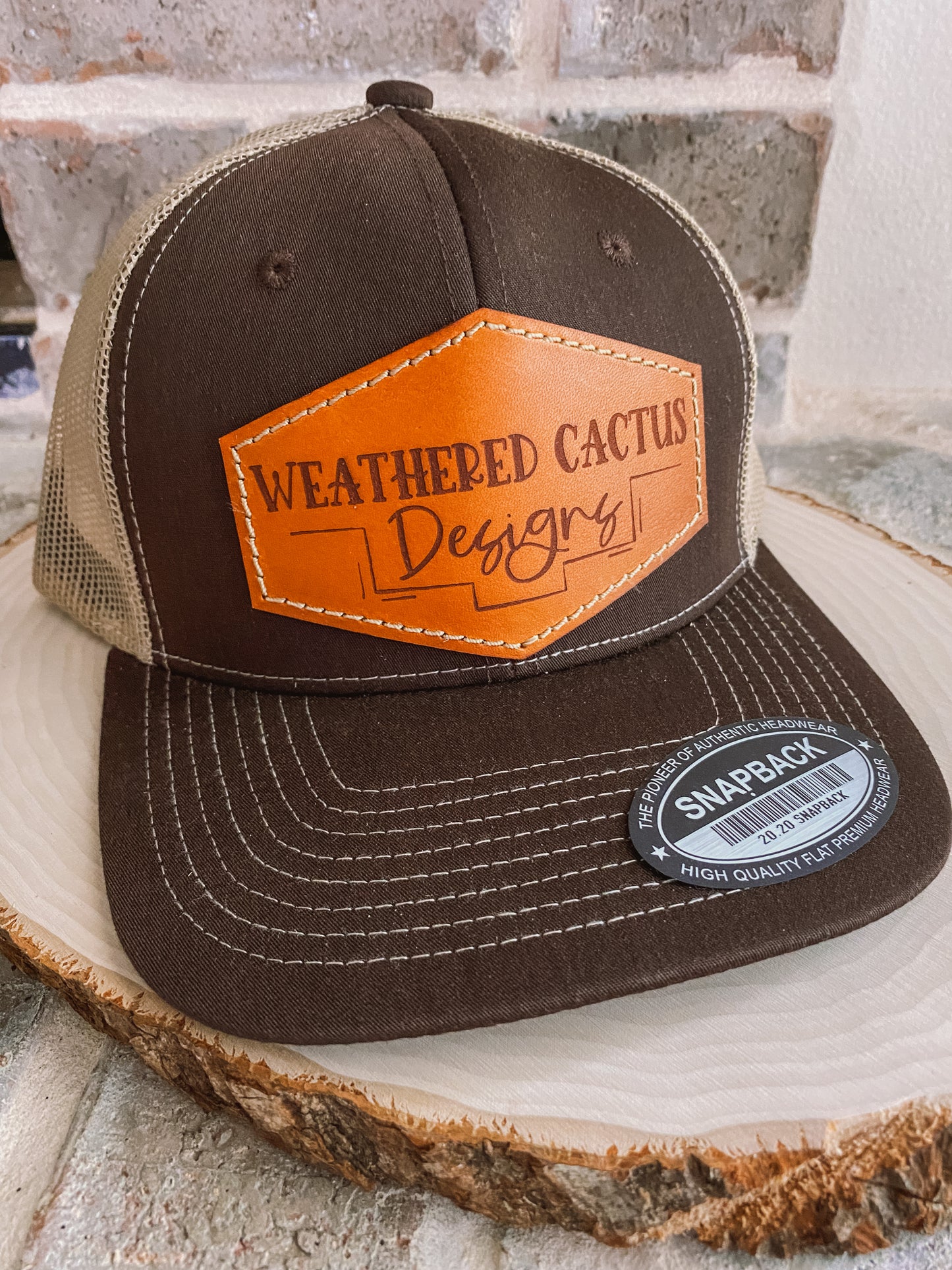 Weathered Cactus Designs Brand Cap